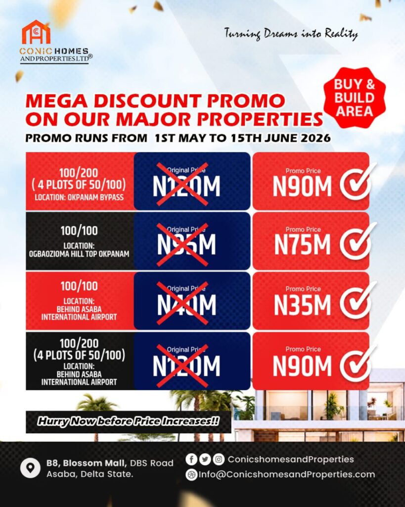 Single Properties in various locations in Asaba